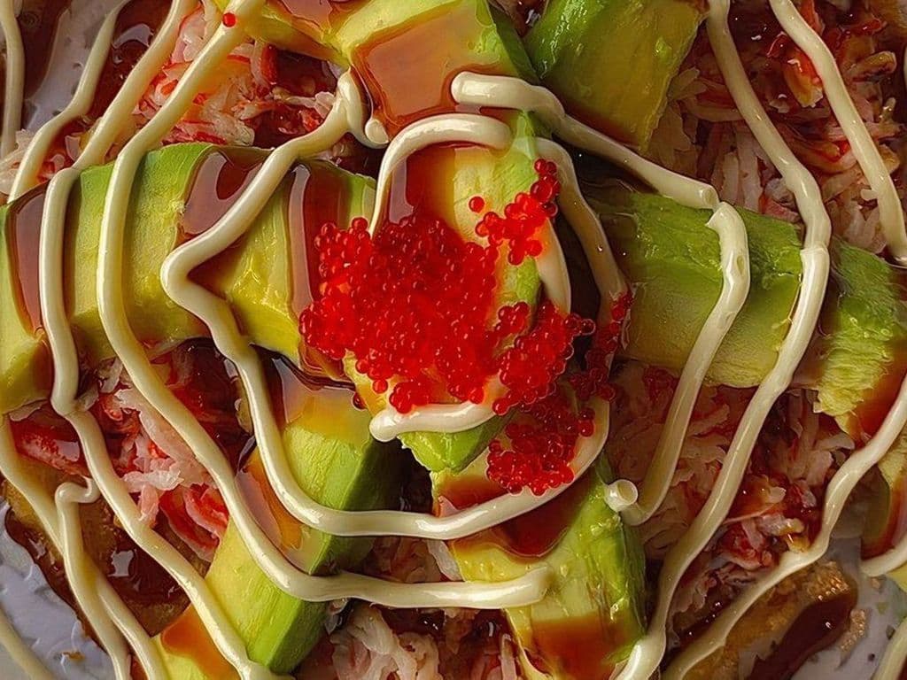 Sushi Pizza (Spicy Crab)
