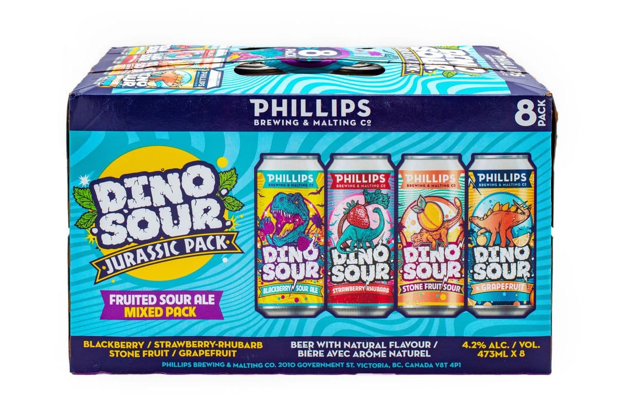 Phillips Dinosour Jurassic Pack (8 Cans) (8 x 473 ml)