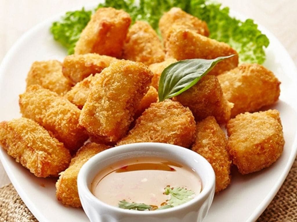 Garlic Tofu Nuggets