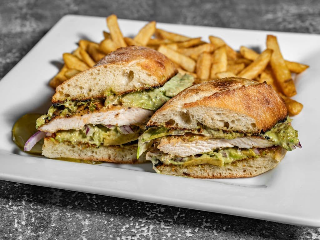 Chicken Avocado Smash Sandwich
