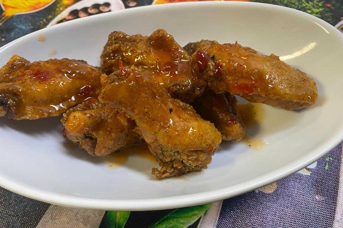 Chicken Wings with Sweet Chilli (6 pcs)