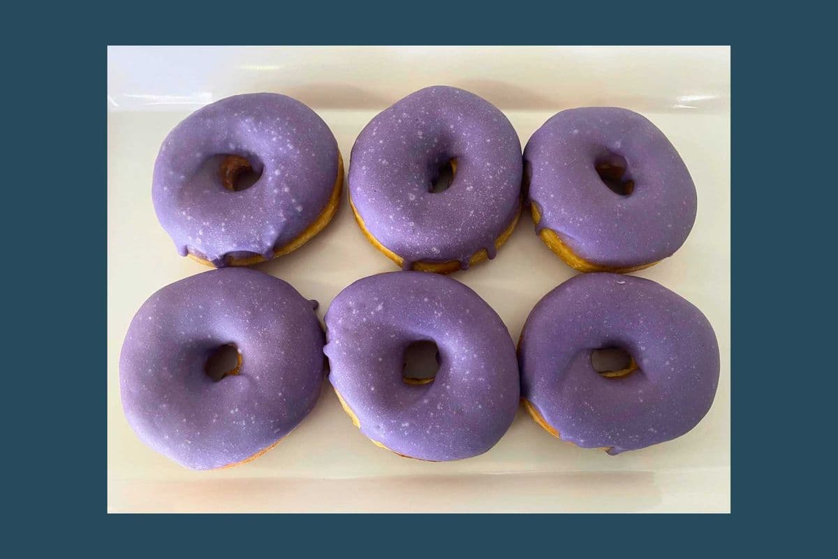Blackberry Glaze Donut