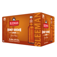Sleeman Honey Brown Lager (24 Bottle x 341 mL)