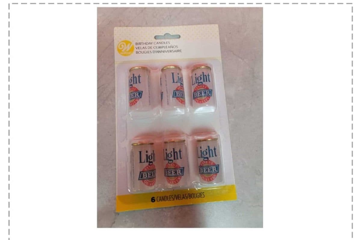 Candles Beer Cans