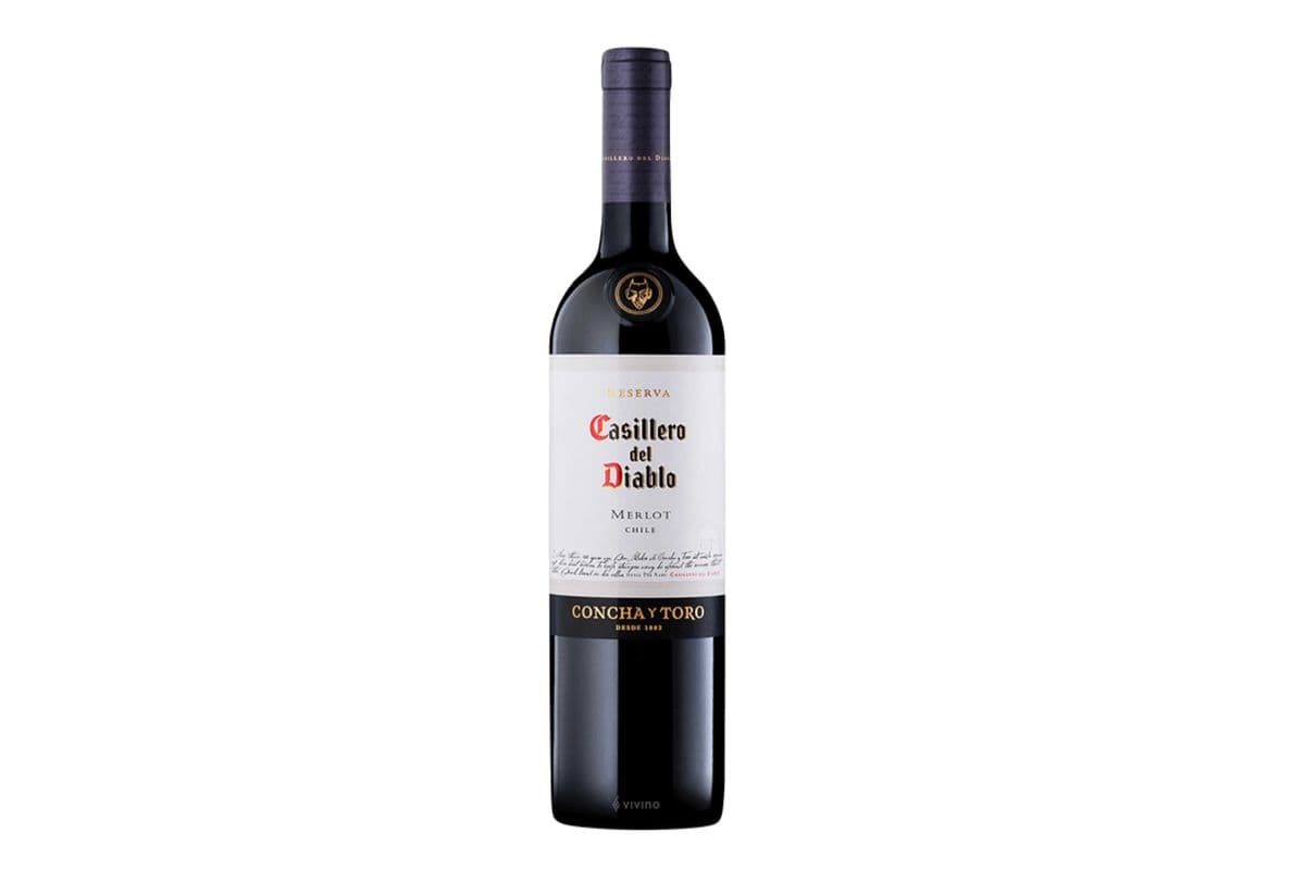 Casillero Del Diablo Merlot 750 ML (1 x 750 ML)
