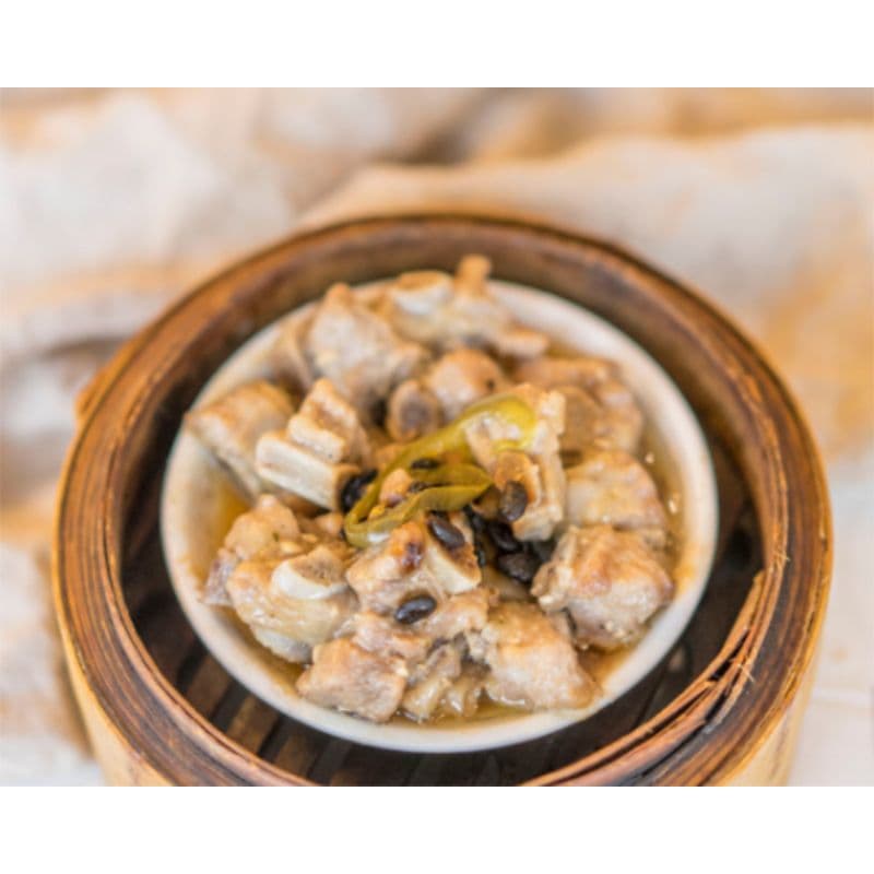 Steam Pork Ribs with Black Bean Sauce (B63)