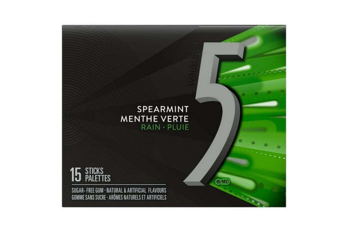 Wrigley’s 5 Spearmint Gum 12ct