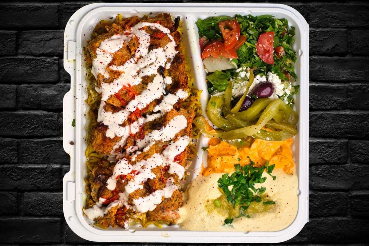 Regular Beef Kafta Platter