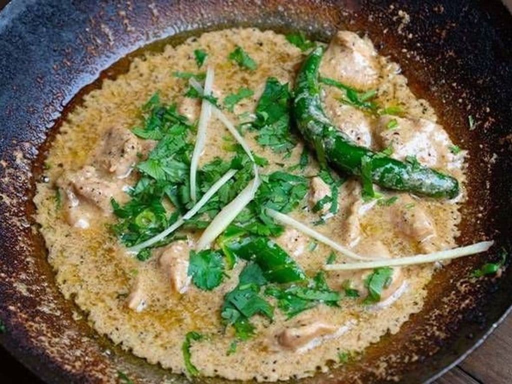 Chicken White Karahi (with Bones), Full