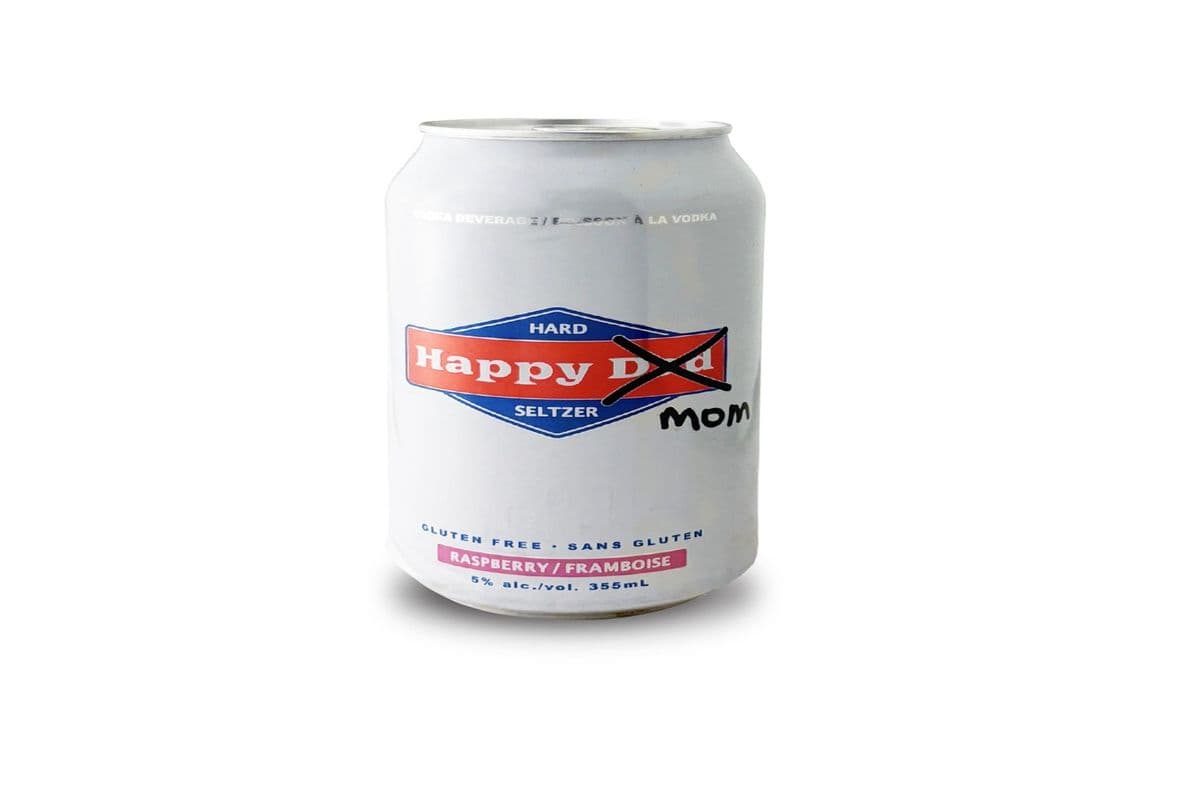 Happy Mom Seltzer Raspberry (1 x 473 ml)