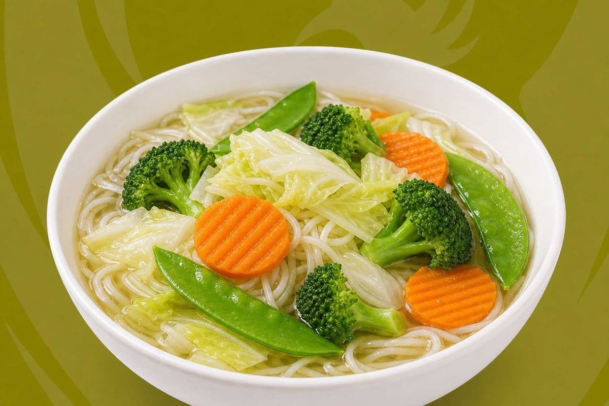 55. Vegetable Noodle Soup - Hu Tieu Soup Cai