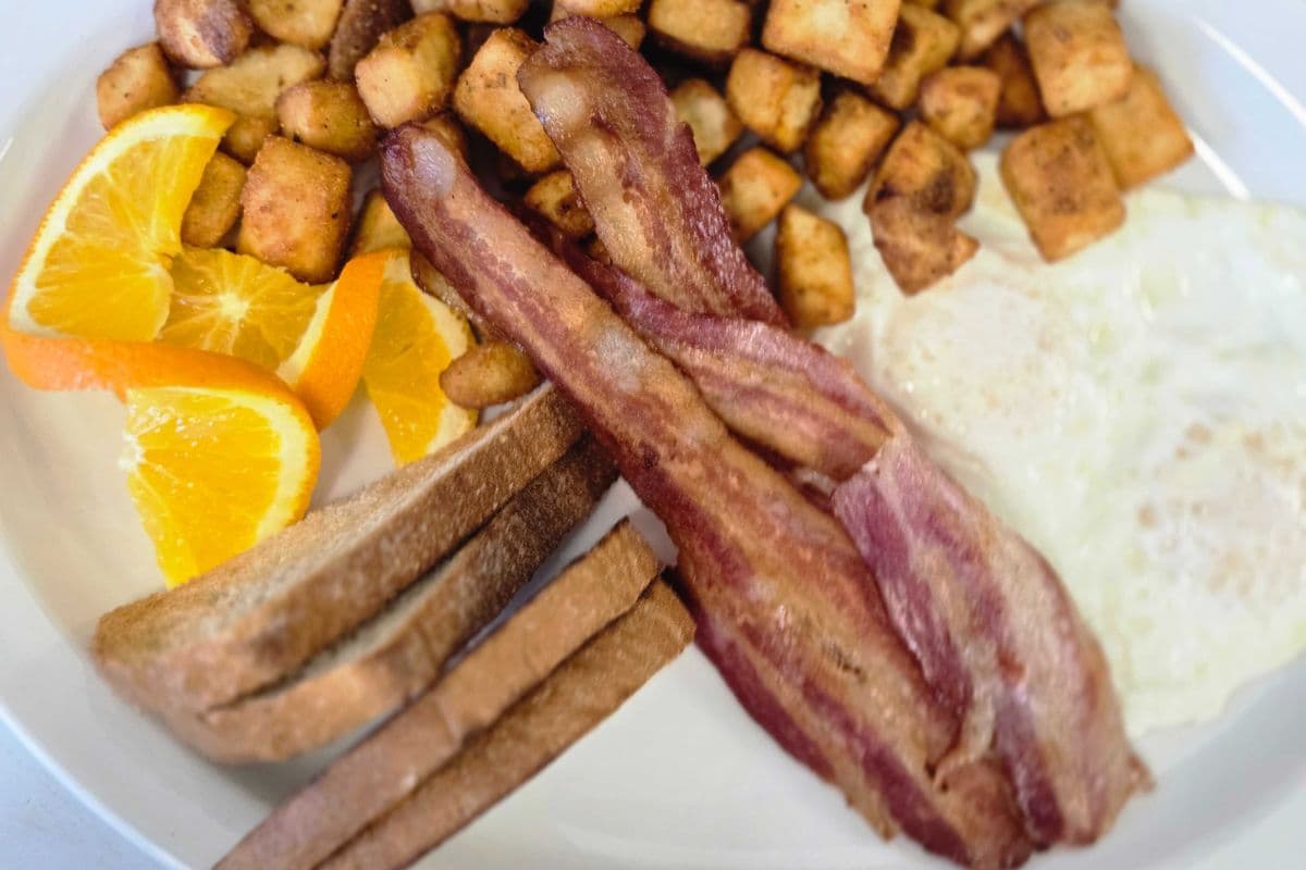 Two Eggs Any Style with Toast (2 pcs)
