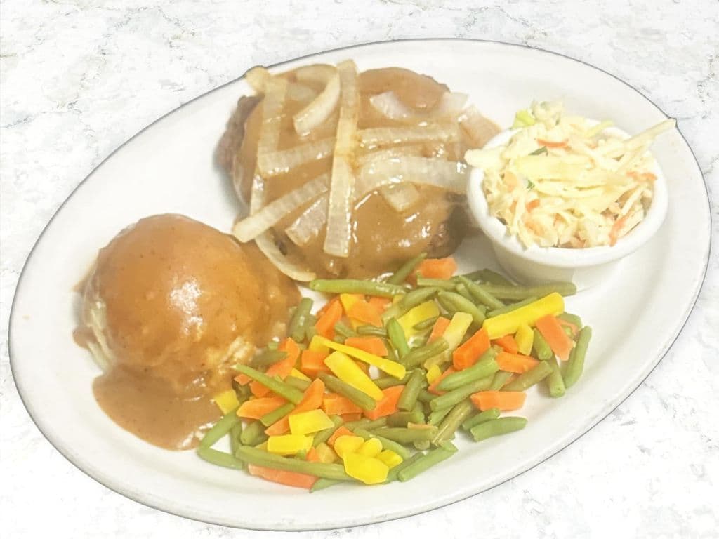 Grilled Hamburger Steak
