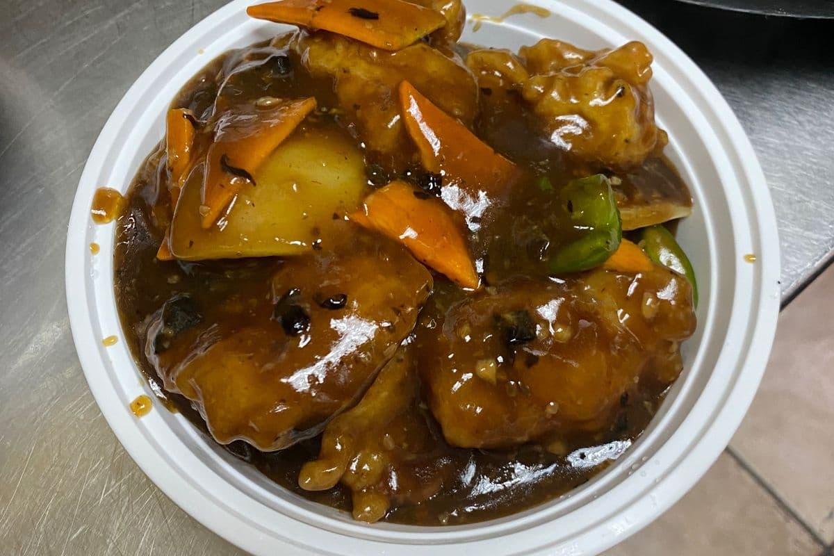 Fish in Black Bean Sauce