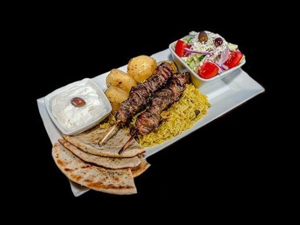 Pork Souvlaki Dinner