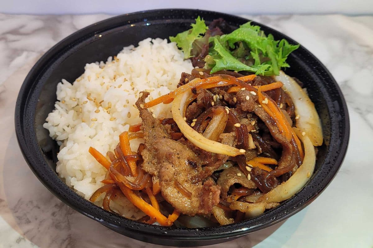 Bulgogi (Korean style Beef BBQ) Dish