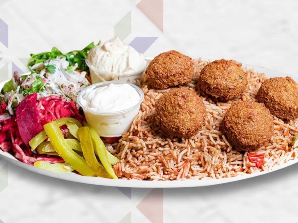 Spicy Chilli Falafel Platter