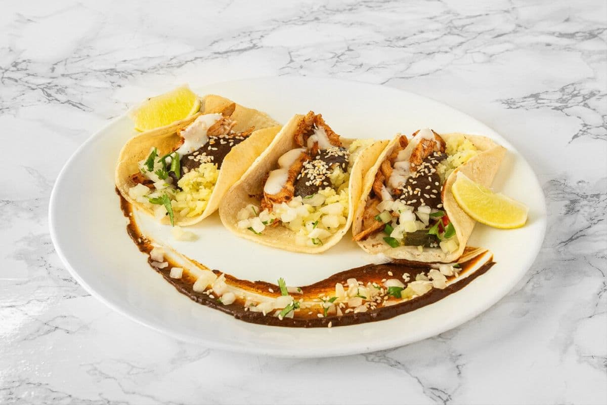 Chicken-Mole Tacos (3 pcs)