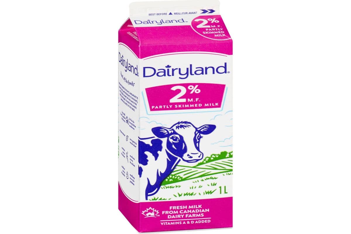 Dairyland 2% Partly Skimmed Milk (1L)