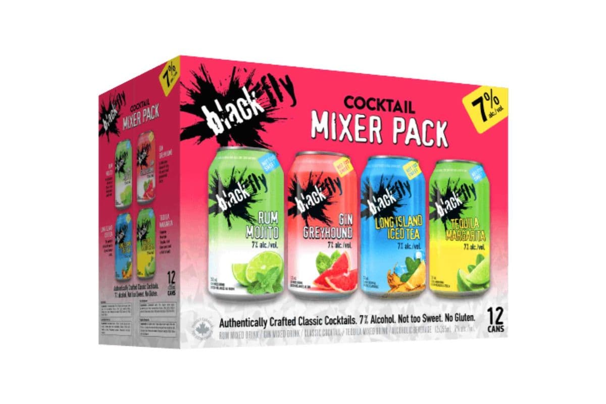 BlackFly Cocktail Mixer Pack (12 x 355mL cans)