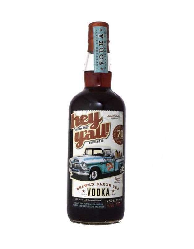 Hey Y'all Brewed Black Tea Vodka 750ML (1 x 750 ml)