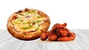 Combo #7 Pizza 8" et 5 Ailes de poulet / Combo #7