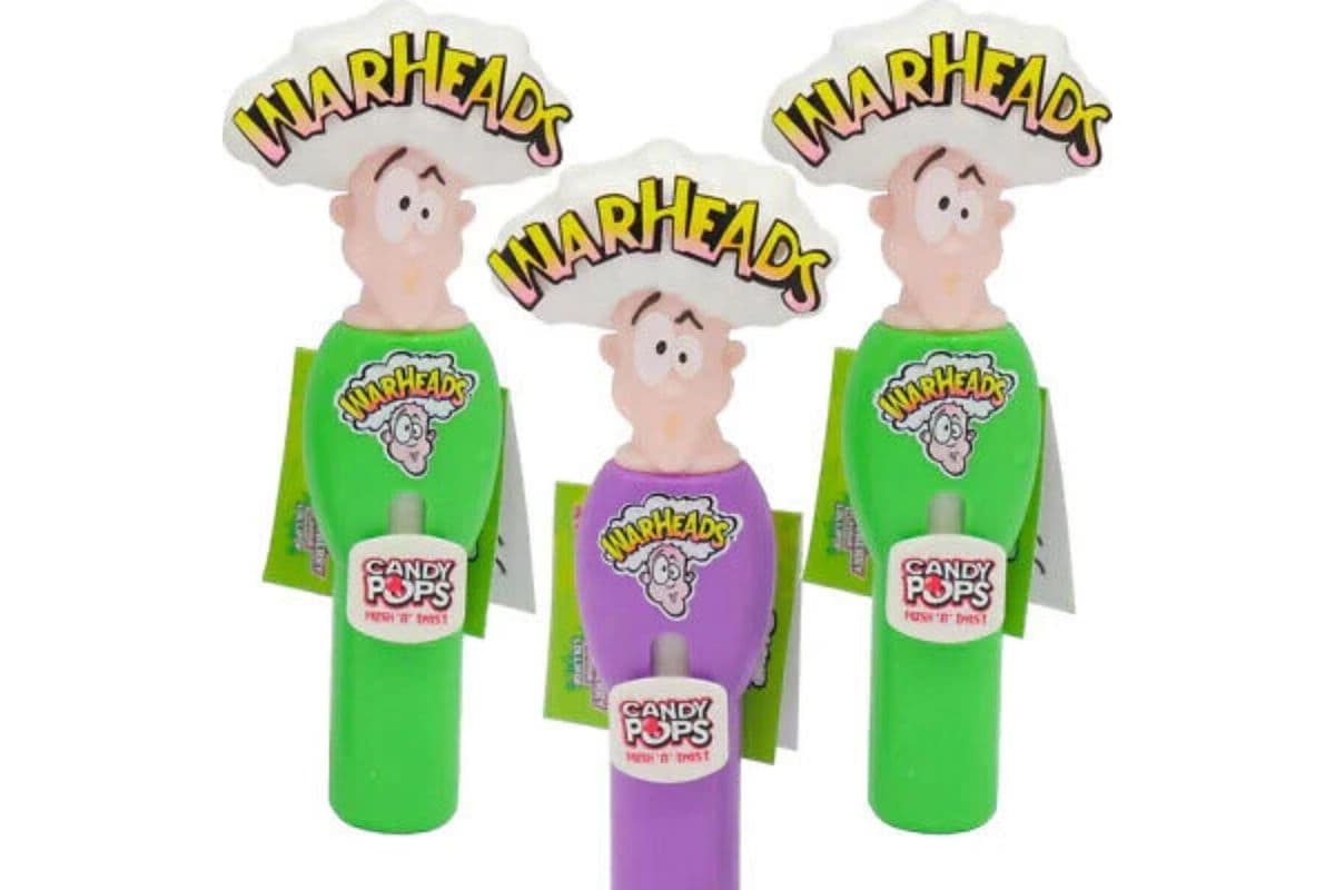 Warheads Push N Twist Candy Pop