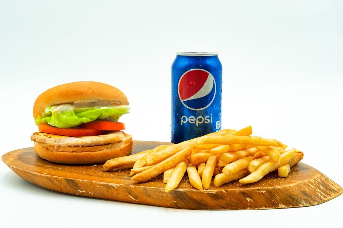Grilled Chicken Burger Combo