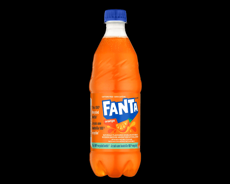Fanta Orange Bottle