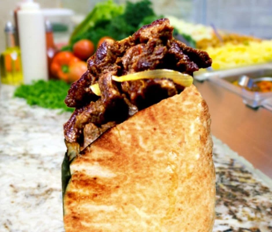 Beef Shawarma Wrap