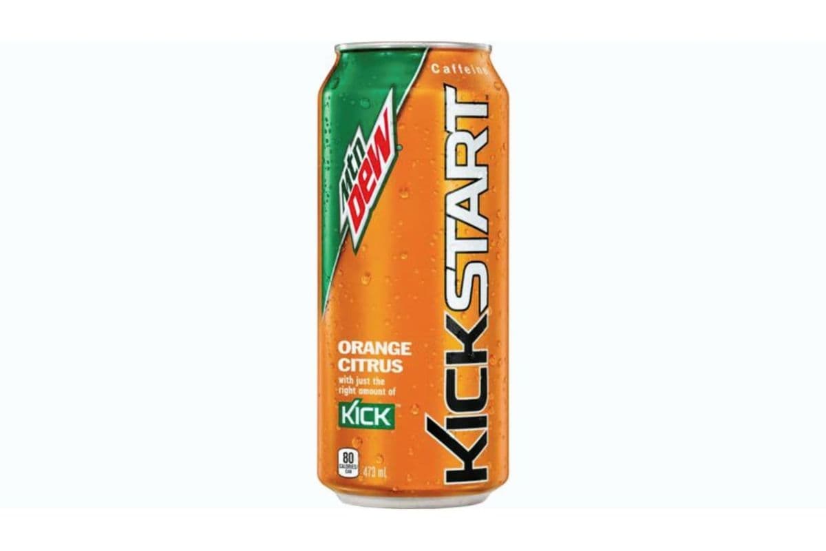 Mountain Dew Kickstart Orange Citrus Energy Drink (473 mL)