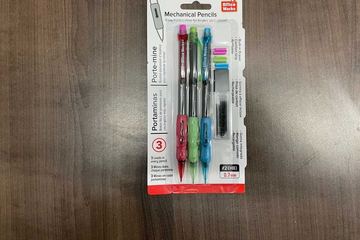 Mechanical Pencils 3pc (3 Pack)