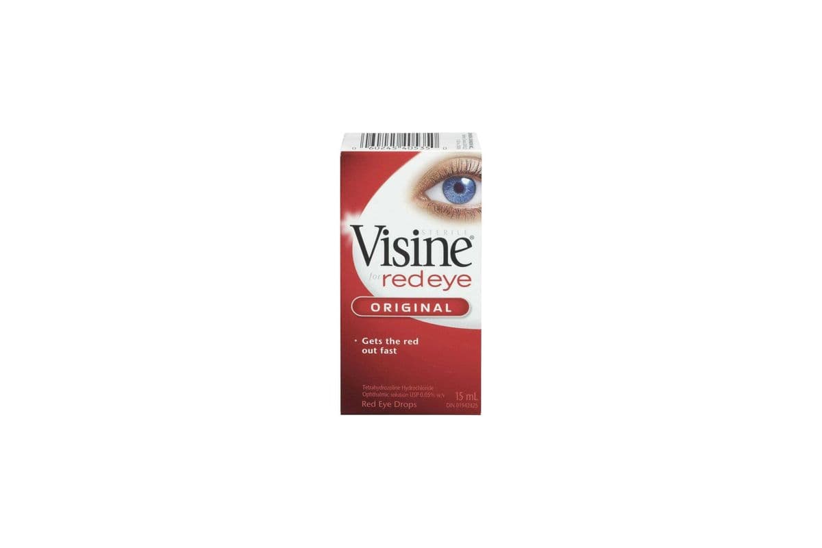 VISINE ORIGINAL EYE DROPS FOR RED EYE (15ml)
