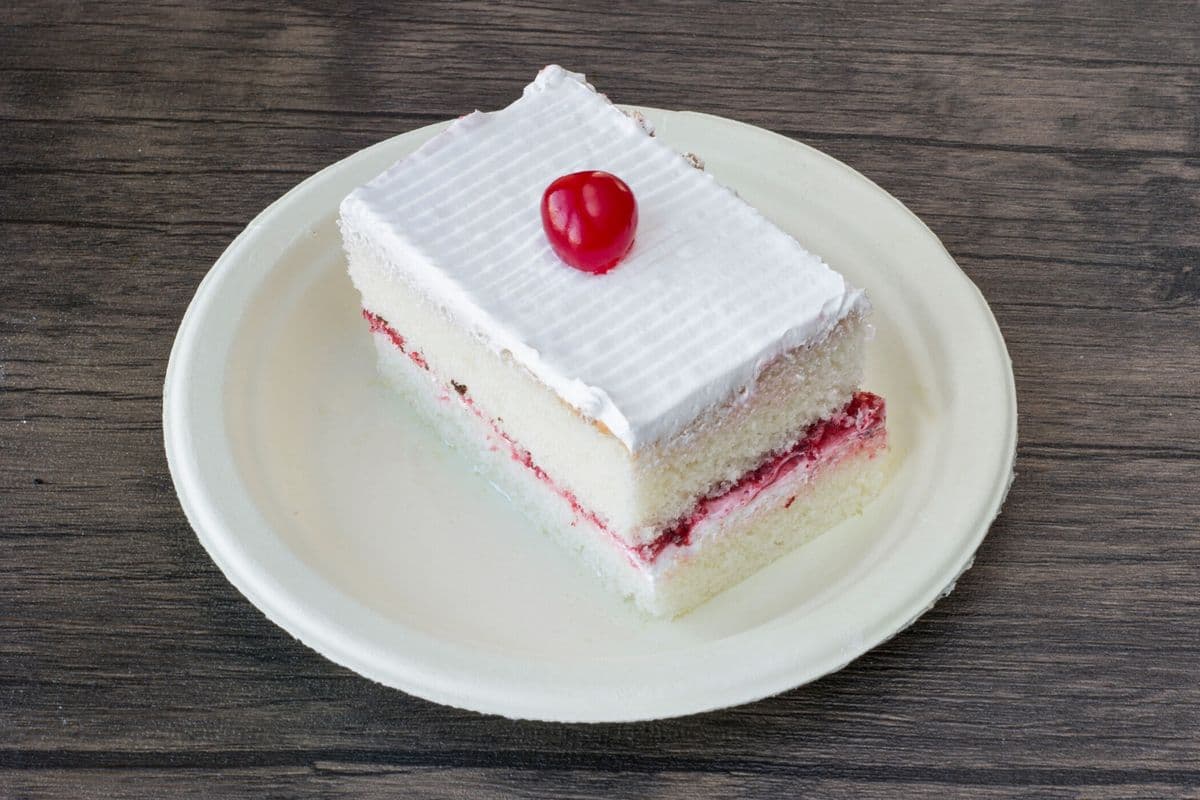 Strawberry Cake Slice