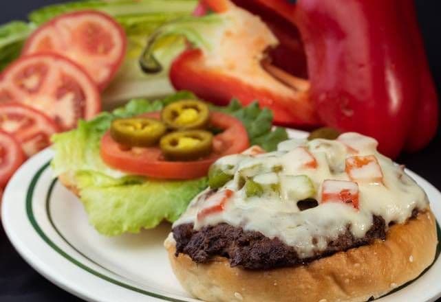 Pepper Burger Platter