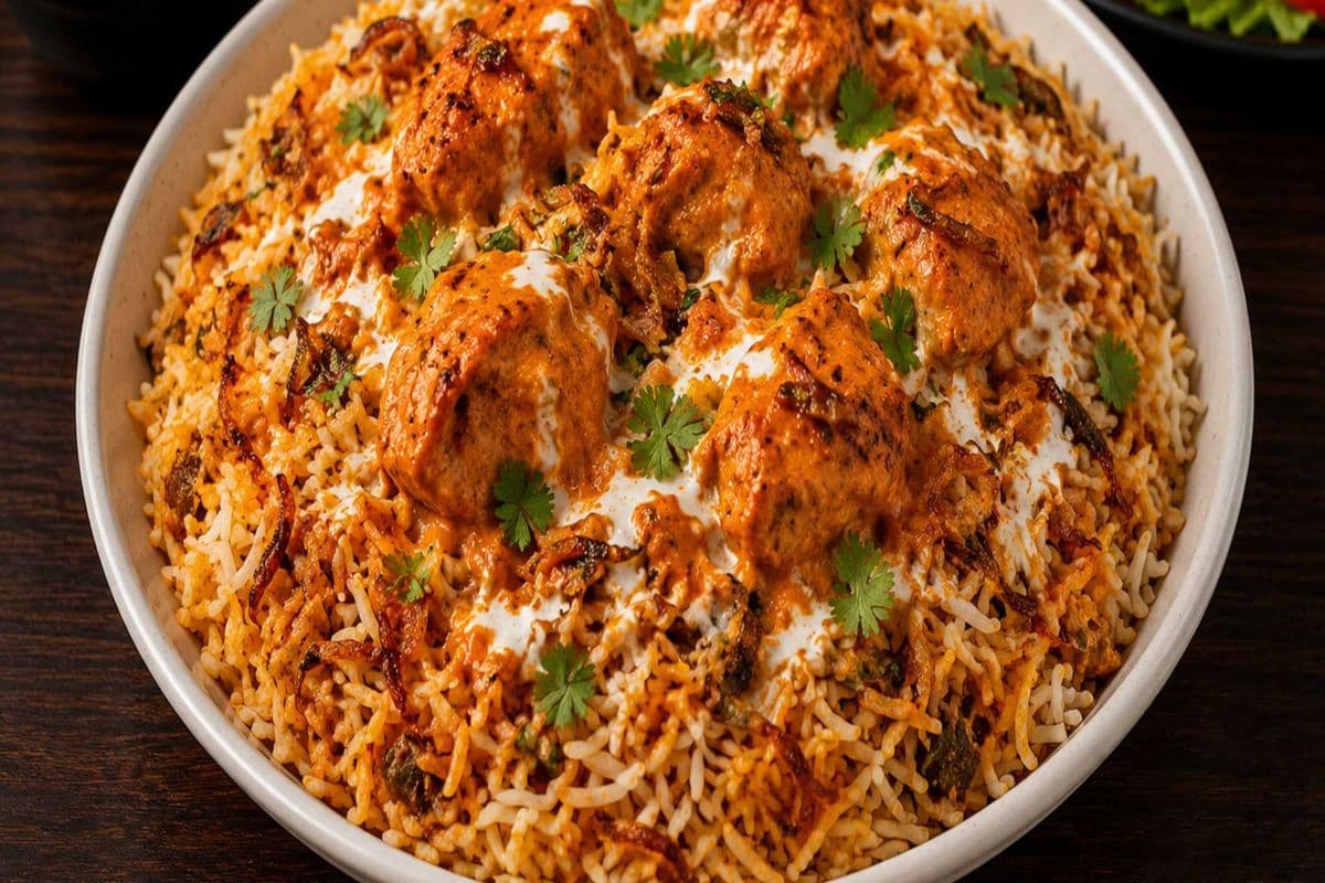 Butter Chicken Biryani
