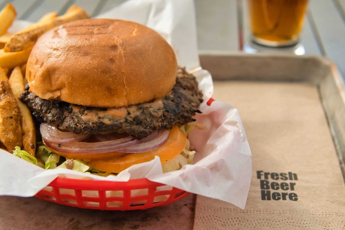 Hamburger with Fries