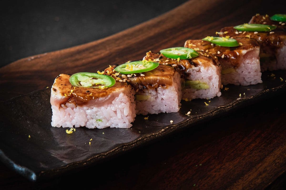 Tuna Albacore Oshi Sushi