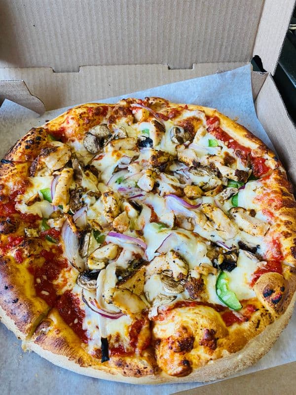 Angry Chicken Pizza