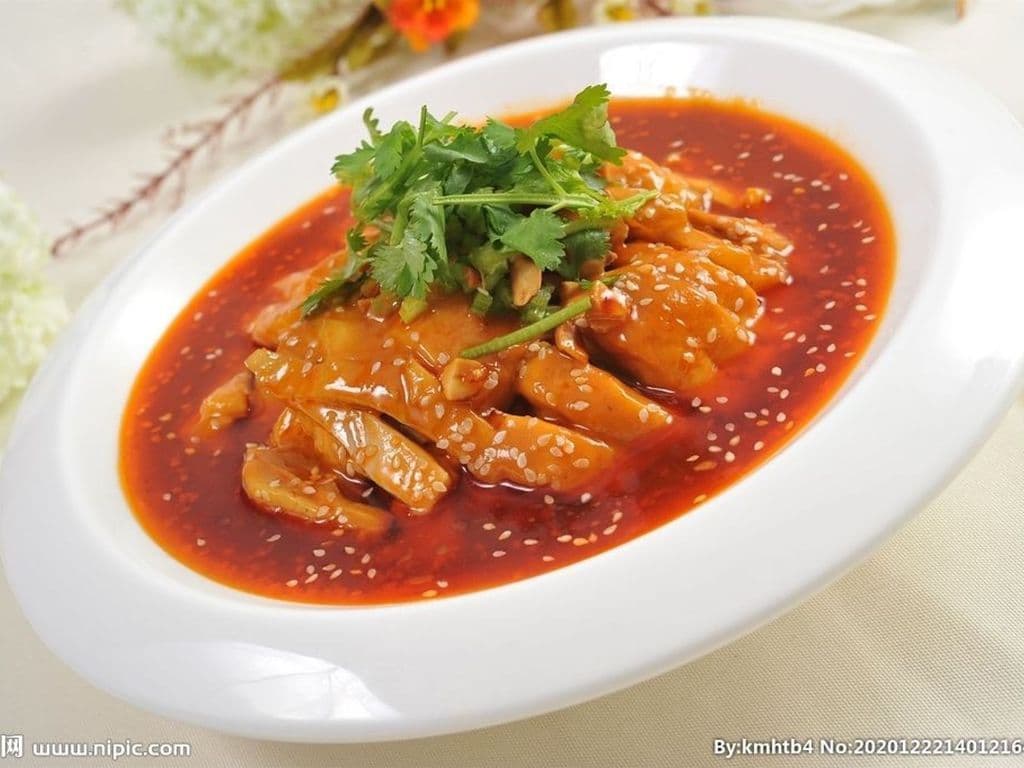 41.Chicken w/Spicy Peanut Sauce四川口水鸡