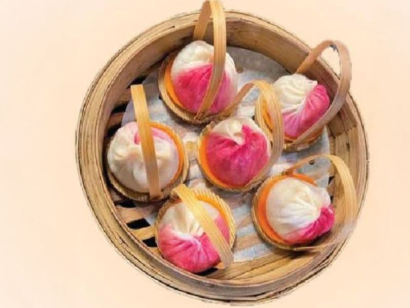 (A05) Crab Xiao Long Bao (6pcs) (A05) 蟹肉小笼包 (6pcs)