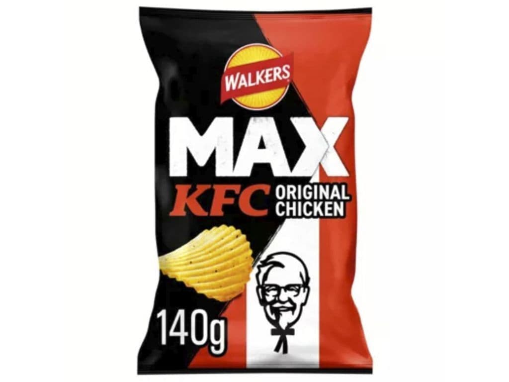 Walkers Max KFC Original Chicken UK 140g Crinkle Cut Crisps