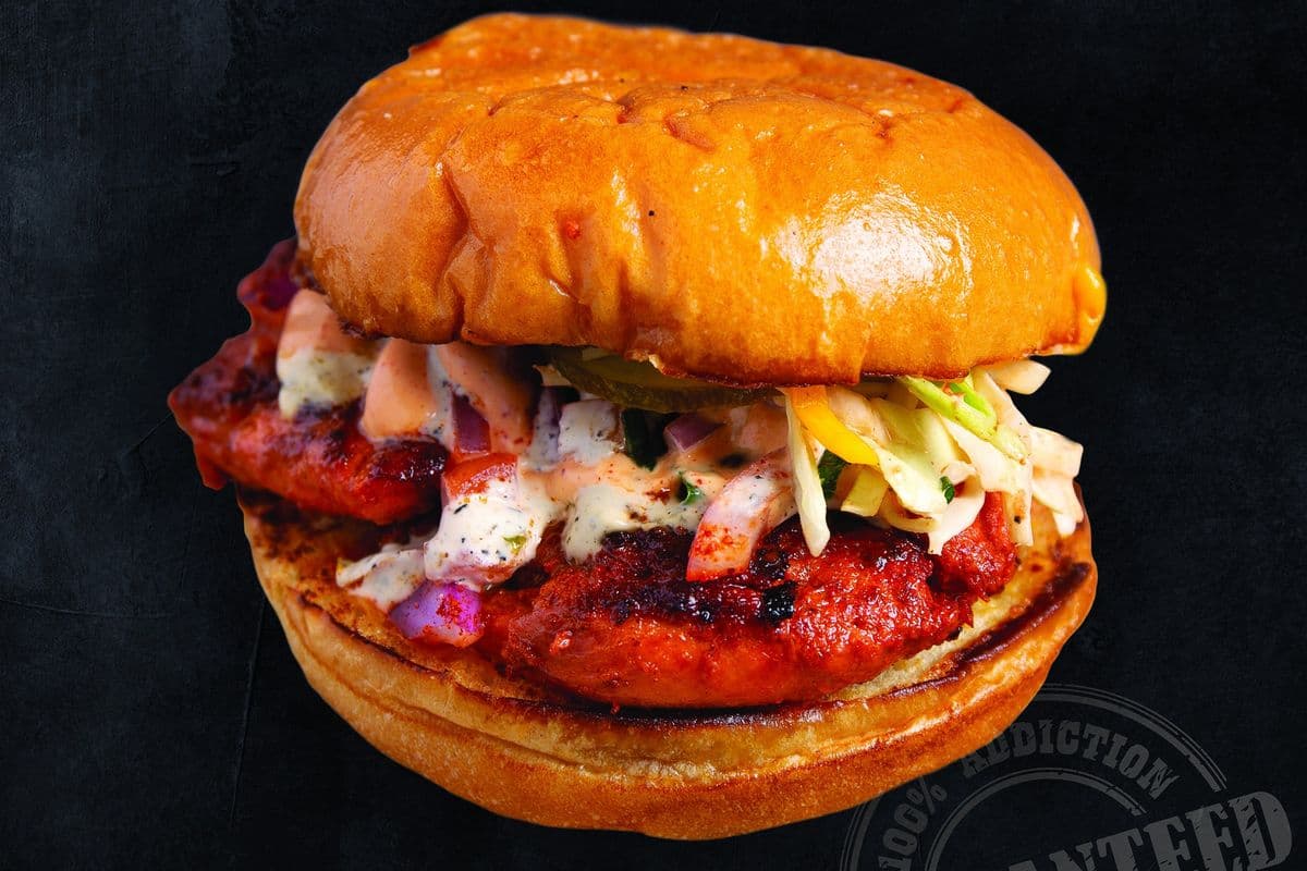 Tandoori Grilled Chicken Burger