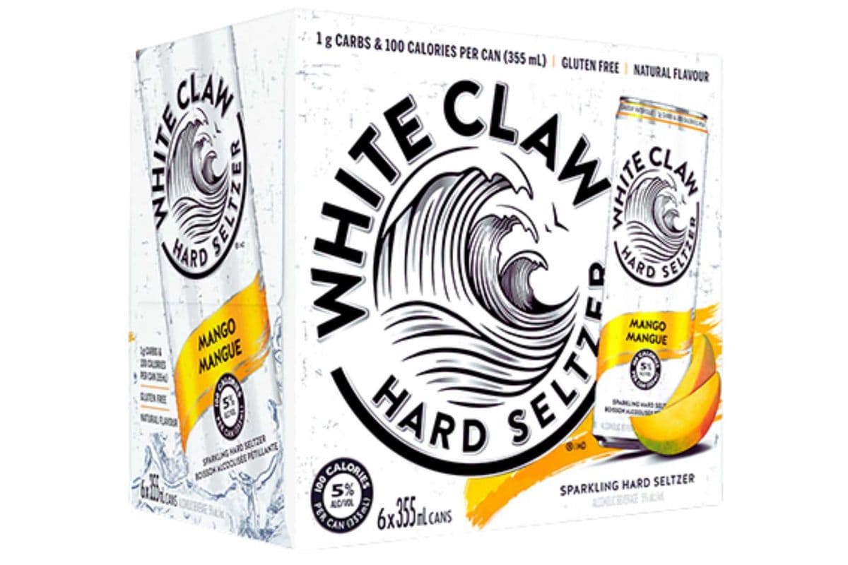 WHITE CLAW MANGO 6PK CANS***ON SALE NOW***$17.50*** (1 x 6PK CANS )
