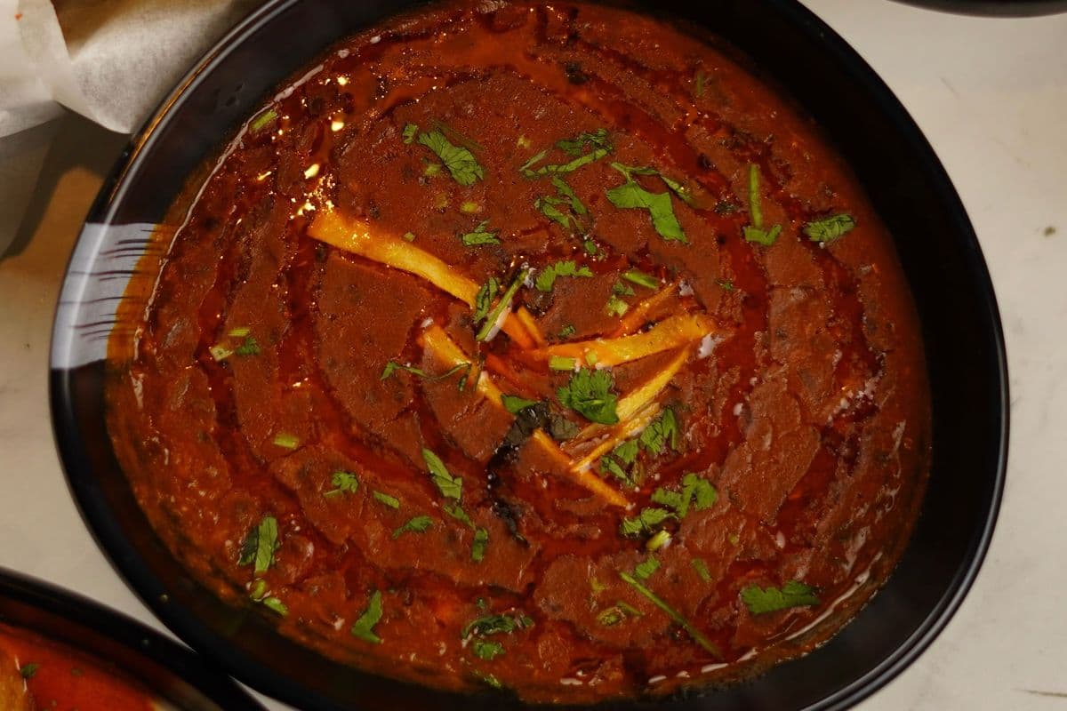 Vegan Black Dal Fry