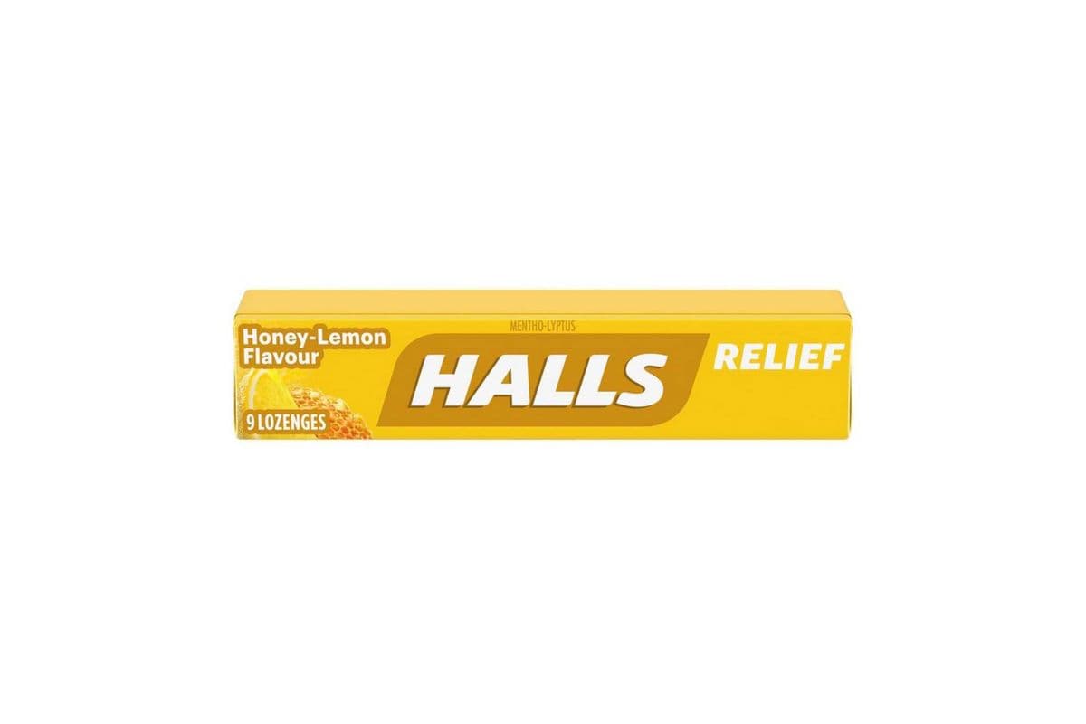 Honey lemon. (Halls) (9 Lozenges)