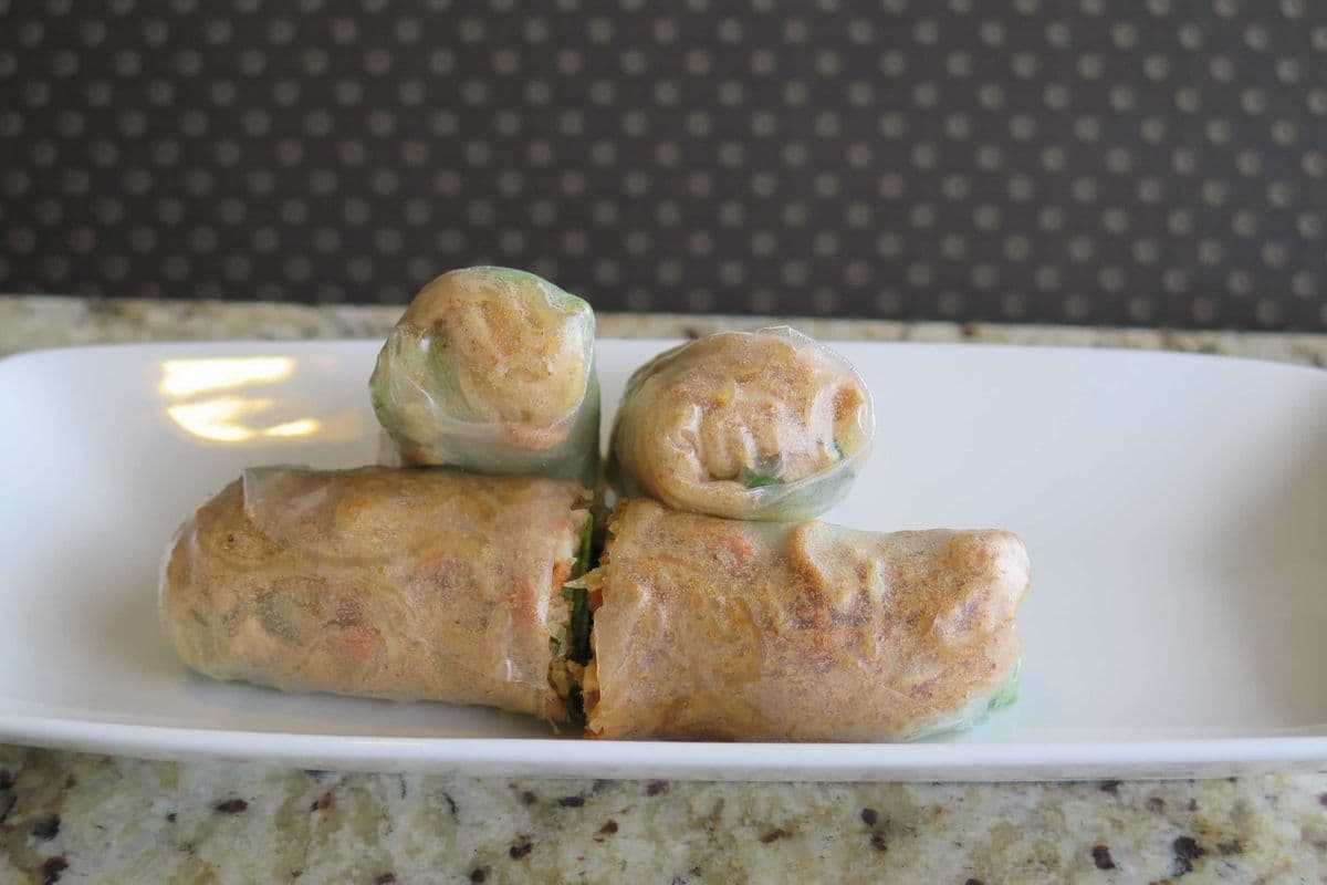 A5. Shredded Pork Skin Rolls (2 pcs) - Bi Cuon