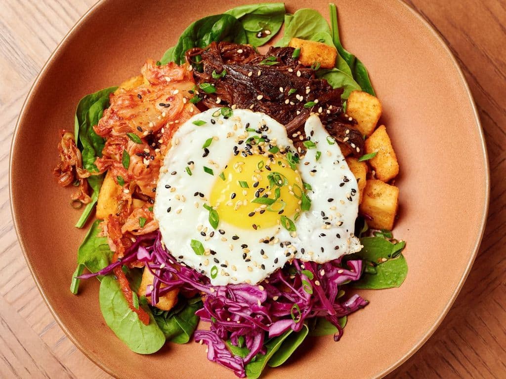 Korean Bowl with Fried Egg
