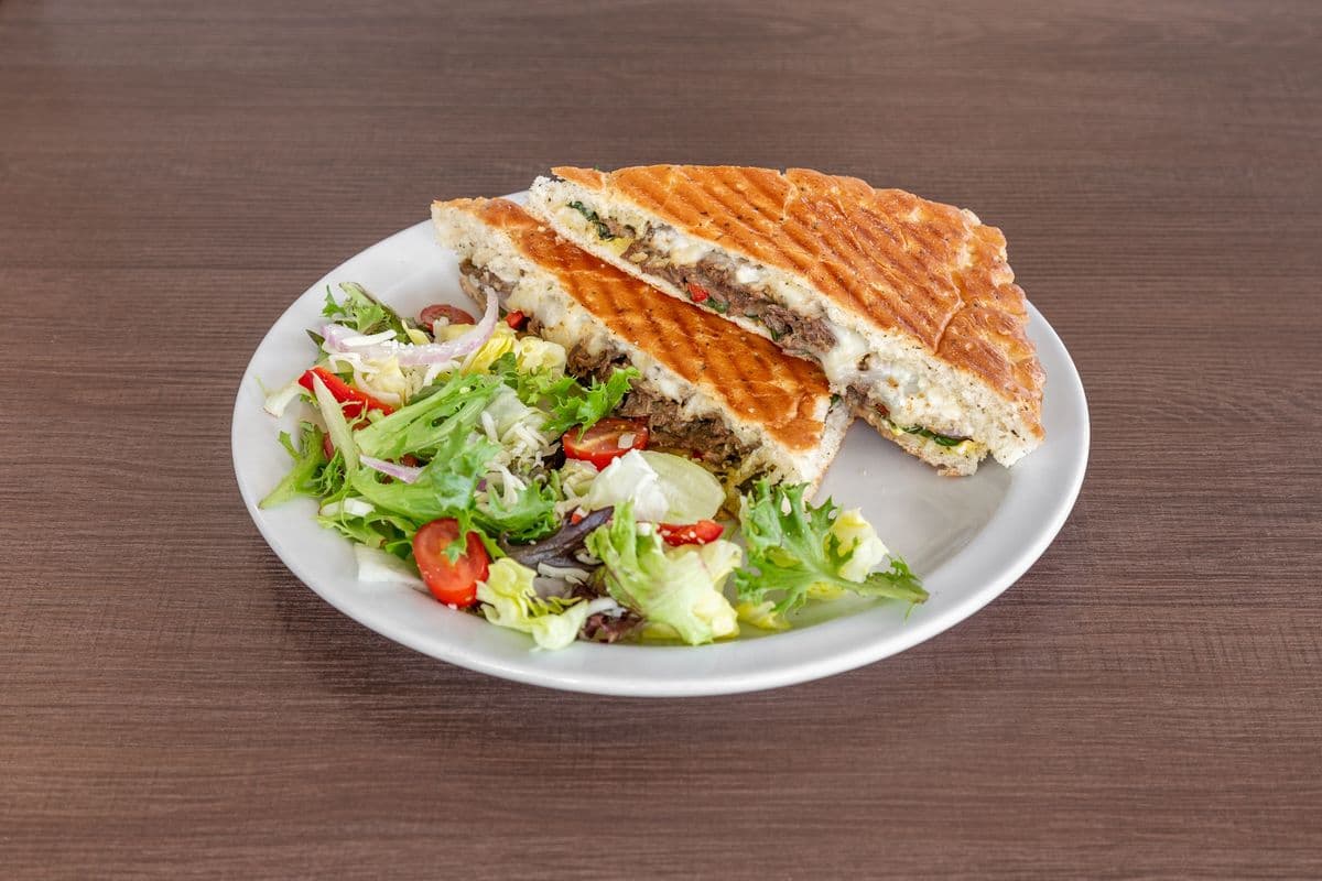 Beef and Mushroom Panini
