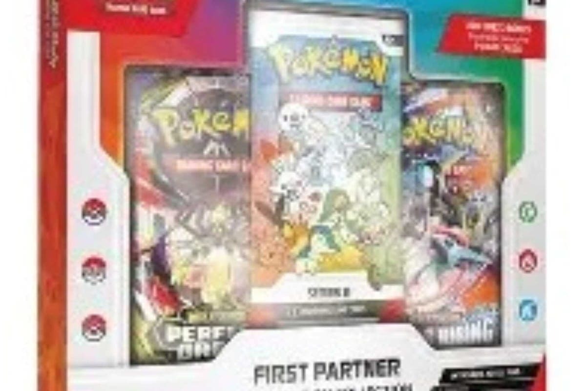Pokemon 3 booster pack box First Partner Série 2